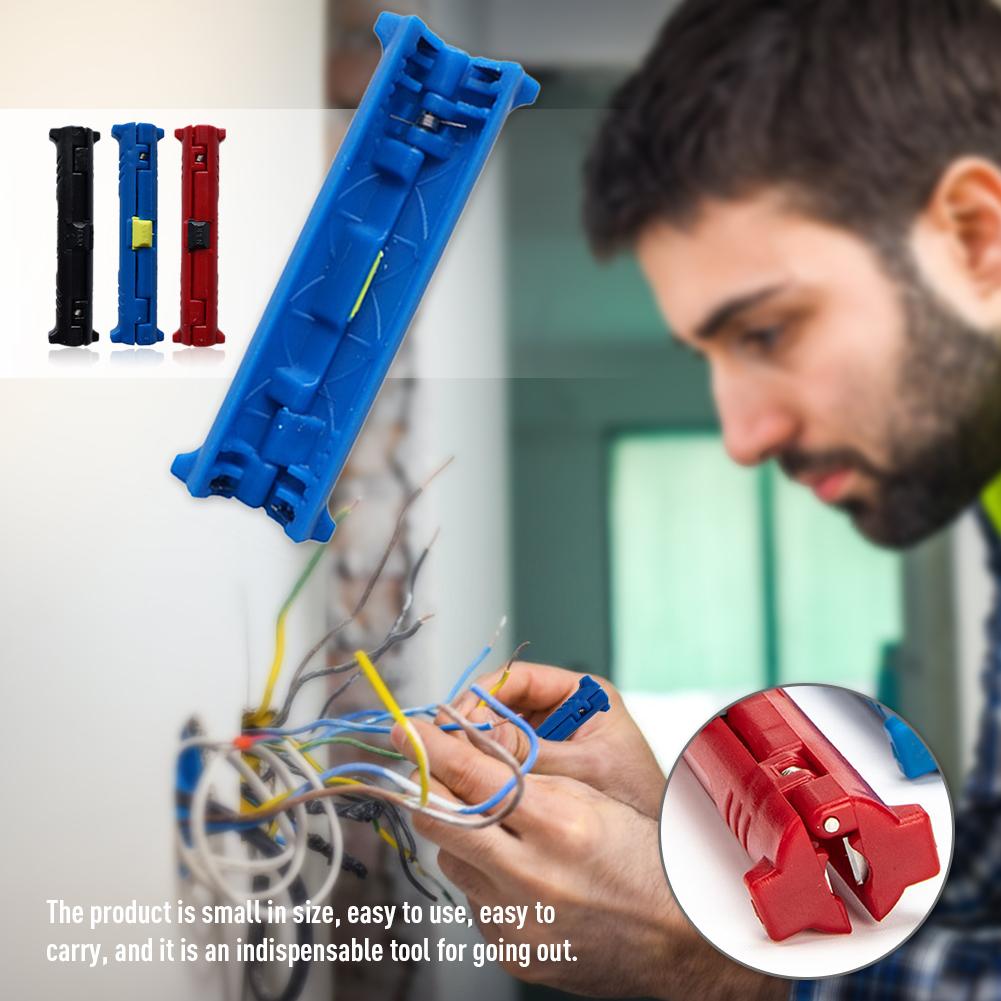 Multi-function Electric Wire Stripper Pen Rotary Coaxial Wire Cable Pen Cutter Stripping Machine Pliers Tool for Cable Puller To Secondary image