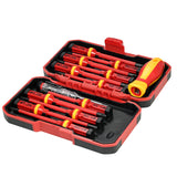 13pcs 1000V hand tools multitool Insulated Screwdrivers Set + Magnetic Slotted Phillips Pozidriv Torx Bits electrician tools