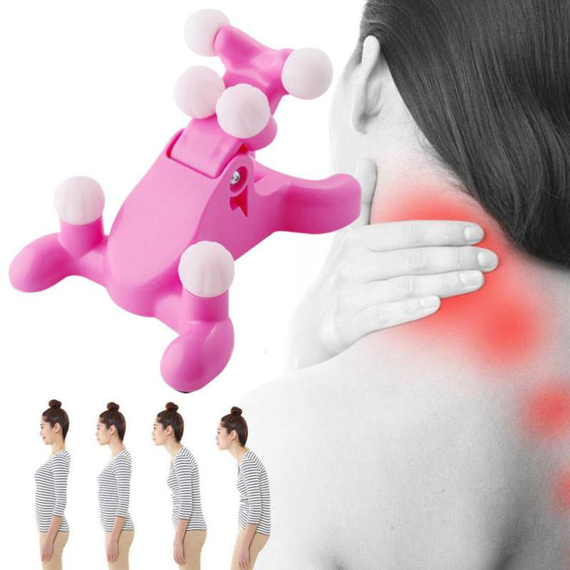 Cervical Neck Traction Massage pillow ruff support 3d neck massager Relaxation Pain Relief Back Stretching Relax Neck Massager Main image