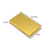 Aluminum Alloy Madam Slim Cigarette Case Pocket Box  Cigarettes Holder Storage Container Smoking Accessories sigara tabakasi