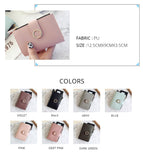 Women Wallets Small Fashion Brand Leather Purse Women Ladies Card Bag For Women  Clutch Women Female Purse Money Clip Wallet