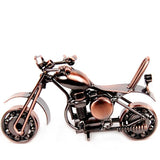 Metal Motorbike Model Motor Figurine Iron Motorcycle Model Birthday Gift Boy Toy Metal Crafts Home Desktop Decoration