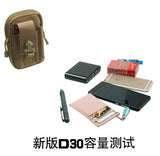 Men waist bag Casual Durable waist pack Belt Canvas Multifunction Military Bag Zipper Waterproof Waist Bag for Outdoor Wear