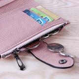 Women Wallet Leather Zip Coin Purse Clutch Handbag Small Mini Card Holder Short Purse Coin ID Credit Card PU cartera mujer