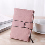 Women Wallet Leather Zip Coin Purse Clutch Handbag Small Mini Card Holder Short Purse Coin ID Credit Card PU cartera mujer