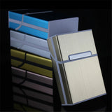 Personality Creative Aluminum Smoking Cigarette Case Men Cigar Tobacco Holder Pocket cigarette Box Storage Container Man Gift