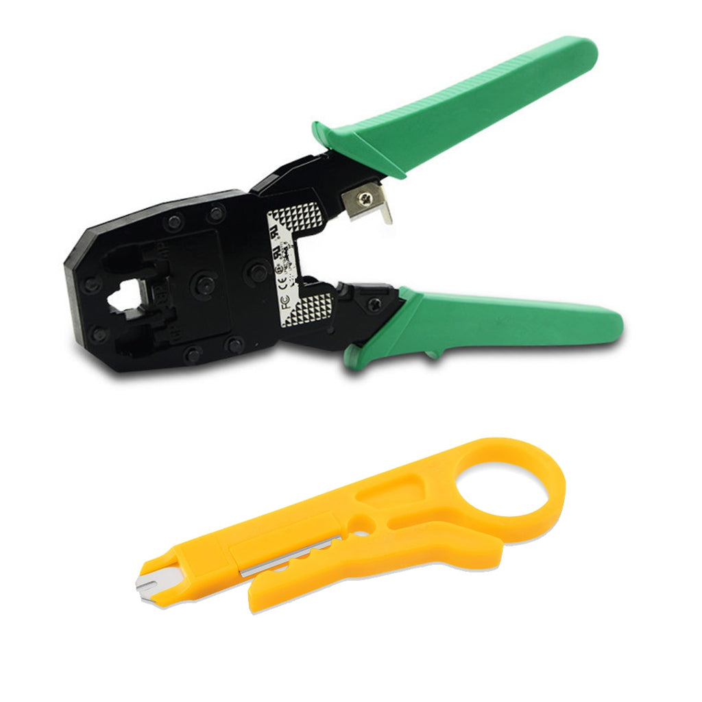 Professional Network Lan rj45 rj11 with Wire Cable Crimper Crimp PC Network Hand Tools Herramientas