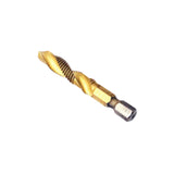 Hand Tap Drill Bits HSS 4341 Screw Spiral Point Thread M3 M4 M5 M6 M8 M10 Metalworking Hex Shank Machine Taps Kit Metric Plug