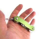 Aluminum Alloy Keychain Flexible Key Holder Clip EDC Aluminum Key Organizer Clip Keys Organizer Folder Keys Wallet Housekeeper