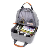 Men's Backpack Casual Business Notebook Backpack Light 15.6-inch Laptop Bag Anti Theft Backpack Travel Rucksack Gray sac a dos