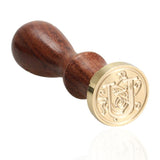 Retro Wood Stamp Classic 26 Letter A-Z Alphabet Initial Sealing Wax Seal Stamp Ancient Seal Post Decorative Antique Stamp Gifts