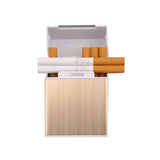 Personality Creative Aluminum Smoking Cigarette Case Men Cigar Tobacco Holder Pocket cigarette Box Storage Container Man Gift