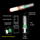100pcs Set Disposable Smoking Filter Cigarettes Pipe Tobacco Cigarette Holder Reduce Tar Filter Mouthpiece Cleaning Container