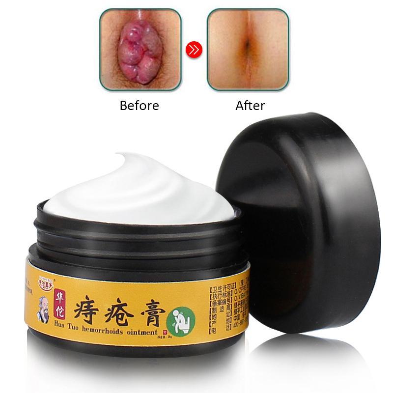 1pc Hua Tuo Powerful Hemorrhoids Ointment Natrual Material Sterilize Cream Internal Hemorrhoids Piles External Fissure Therapy