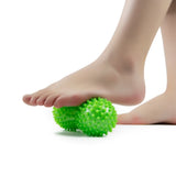 Peanut Shape Massage Yoga Sport Fitness Ball Durable PVC Stress Relief Body Hand Foot Spiky Massager Trigger Point Foot Pain