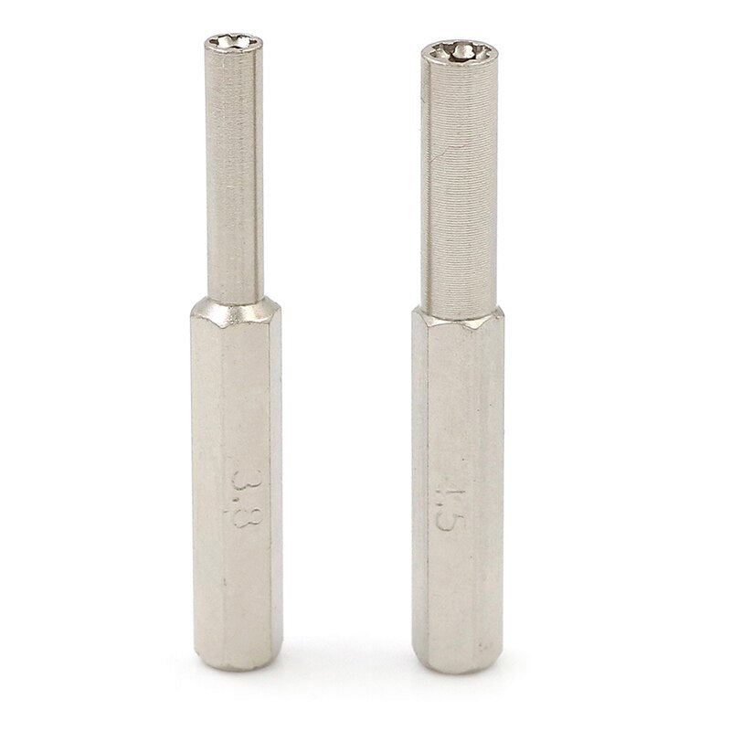 1 Set 3.8mm + 4.5mm + Triwing Security Screwdriver Bit Set For NES SNES N64 Game Boy Wii Screw Driver Repair Tools