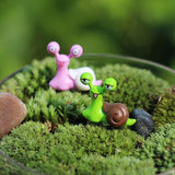 1/2/10pcs Animals Miniatures Figurines Ladybug Snail Owl Tortoise Dogs Resin Craft Dollhouse Bonsai Decor Terrarium Decoration