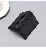 Super Slim Wallet Genuine Leather Mini Credit Card Holder Wallet Male Purse Business Card Holders RFID Wallet Men tarjetero