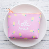 10pcs/lot Fashion Mini Canvas Coin Purse Small Women Wallet Female Purse Korean Cartoon Lovely Style  Purse Coin Purse Money Bag