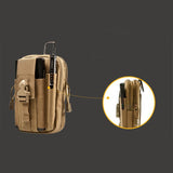Men waist bag Casual Durable waist pack Belt Canvas Multifunction Military Bag Zipper Waterproof Waist Bag for Outdoor Wear