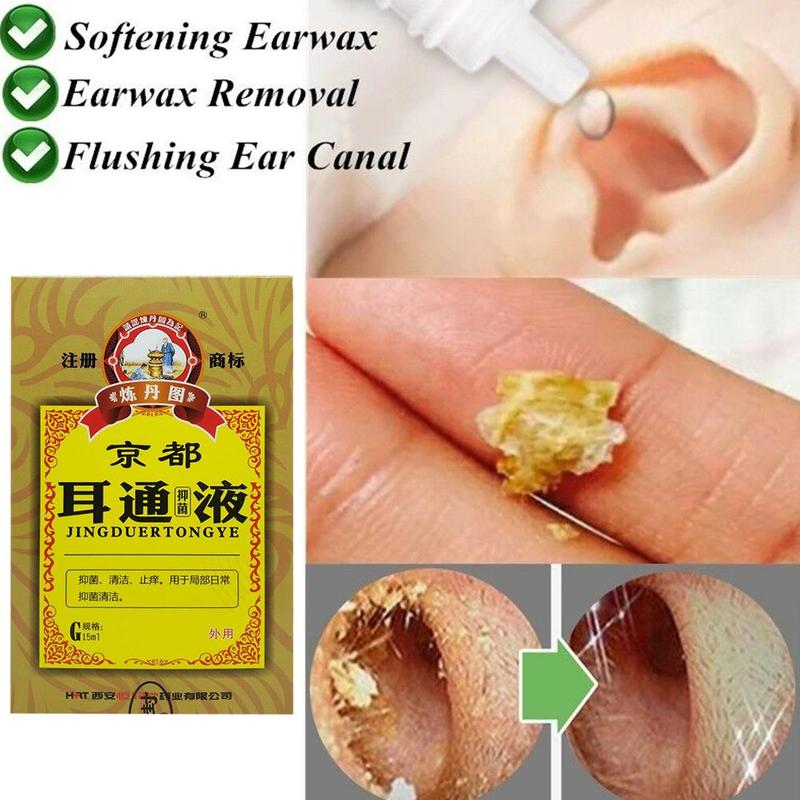 Earwax Remover Drops Ear Cleansing Ear Acute Otitis Drops Chinese Herbal Medicine for Ear Tinnitus Deafness Sore Main image