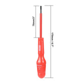 Hot Sale 1000v Slotted Insulated Magnetic Electrical Screwdriver 3 x 75mm for Professional in DIY Hand-making Automotive