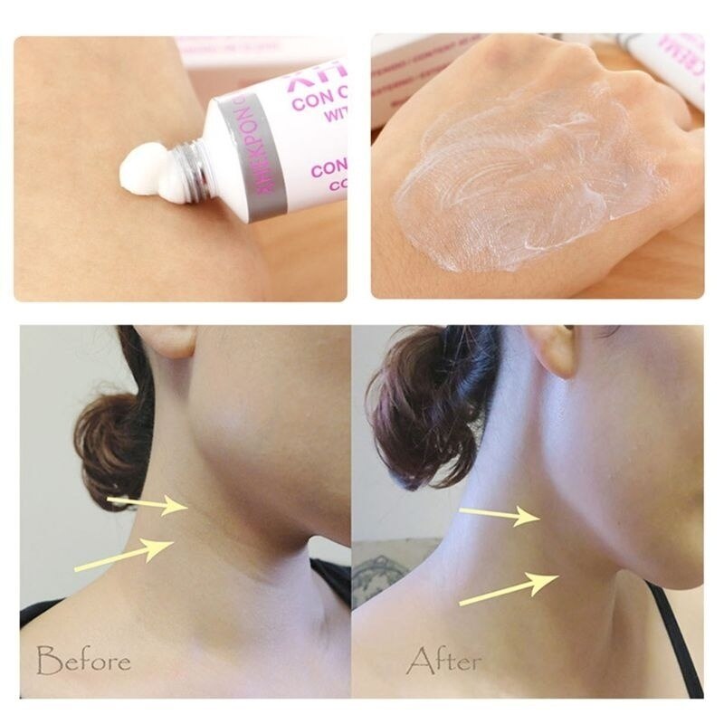 Xhekpon Crema Face Neck Cream 40ml Neckline Cream Wrinkle Smooth Anti Aging Whitening Cream Moisturizing Nourishing Neck Care Secondary image