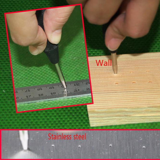 Automatic Centre Punch 5'' Automatic Center Pin Punch Strike Spring Loaded Marking Starting Holes Tool Chisel Steel
