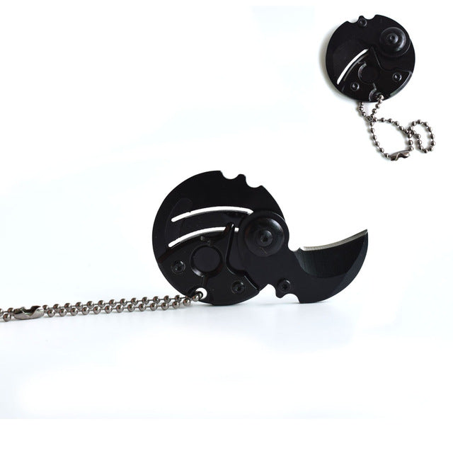 Pocket Fold Mini knife Gear Peeler Peel Combat Open Camp Coin Outdoor Self Defend EDC Opener Parcel Box Claw Package Letter