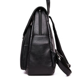 Women's Leather Backpack Travel Backpack School Bags For Teenage Girls Mochila Feminina Multifunctional Bag Mochilas Mujer