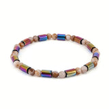 Weight Loss Magnet Anklet Colorful Stone Magnetic Therapy Bracelet Anklet Weight Loss Product Slimming Health Care jewelry