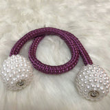 1x Pearl Magnetic Curtain Clip Curtain Holders Tieback Buckle Clips Hanging Ball Buckle Tie Back Curtain Accessories Home Decor