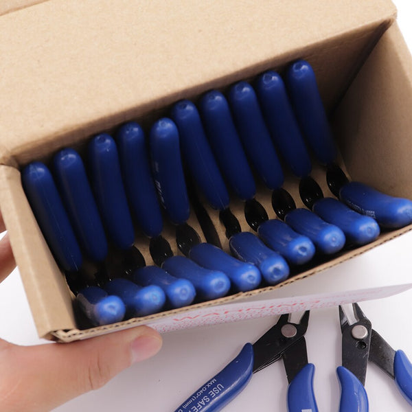 Electrical Wire Cable Cutters Cutting Side Snips Flush Pliers Nipper Anti-slip Rubber Mini Diagonal Pliers Hand Tools