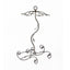 Iron Wire Maple Leaf Hollow Wine Rack Stand Hanging Drinking Glasses Stemware Rack Shelf Wine Bottle & Glass Cup Holder Display