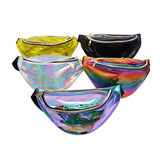New Fanny Pack Multi-function Steam Punk Leg Fashion  Chest Bag Reflective Laser Shoulder Bag Women's Belt Waist Bag Pochete