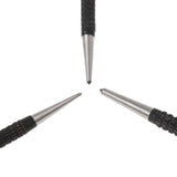 3 Pcs 3/32" Heavy Duty Centre Punch Steel Metal Spring Loaded Marking Hole Tool