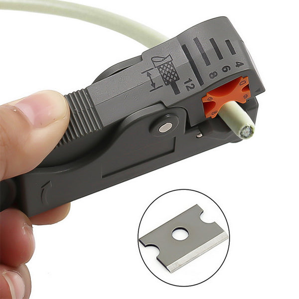 Automatic Stripping Pliers Multifunctional Wire Stripper Wire Cable Tools Stripping Crimping Tool with Hexagon Wrench