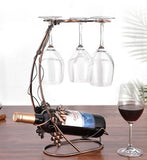 Creative Hanging Wine Glass Holder Wine Rack Metal Bracket Display Stand Bar Wine Rack Bracket Decorations Wine Glass Organizer