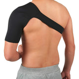 Adjustable Dislocated Shoulder Support Breathable Gym Sports Care Single Shoulder Support Back Brace Guard Strap Wrap Belt Band