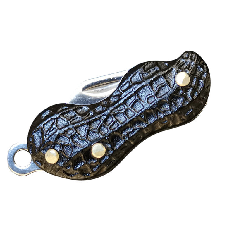 Mini Portable Knife Fold Camping Folding pocket Keychain Outdoor tool Self-defense Peanut knife EDC tool NEW