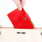 New PU Leather Function 24 Bits Card Case Business Card Holder Men Women Credit Passport Card Bag ID Passport Card Wallet