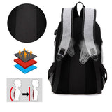 Male Backpack Bag Brand 15.6 Inch Laptop Backpack Notebook Mochila escolar For Men Waterproof Back Pack School Bag For Teenagers