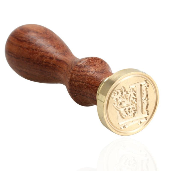 Retro Wood Stamp Classic 26 Letter A-Z Alphabet Initial Sealing Wax Seal Stamp Ancient Seal Post Decorative Antique Stamp Gifts