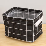 DIY Desktop Storage Basket Sundries Underwear Toy Storage Box Cosmetic Book Organizer Stationery Container Laundry Basket