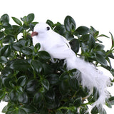 2pcs Decorative Fake Doves White Artificial Foam Feather Wedding Ornament Home Decoration Craft Table Bird Toy Wedding Decor