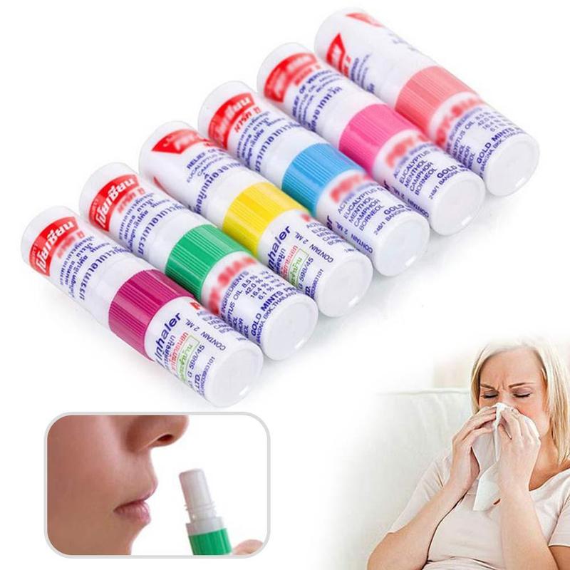 1pc Thailand Nasal Inhaler Poy sian Mark 2 Herbal Nasal Inhaler Poy Sian Stick Mint Cylinder Oil Brancing Breezy Asthma Secondary image