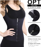 Shoulder Strap Waist Trainer Slimming Belt Vest Corset Women Zipper Hook Body Shaper Waist Cincher Slimming Weight Loss