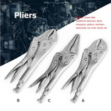 Carbon Steel Welding  Plier Tool Adjustable Jaw Pliers C Clamp Locking Mole Vice Grips Forceps Woodworking Clips Hand Tool