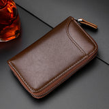Genuine Leather Wallet Keychain Holder Pouch Purse Key Organizer Cover Bag Fashion Men Key Holder Car Key Case housekeeper