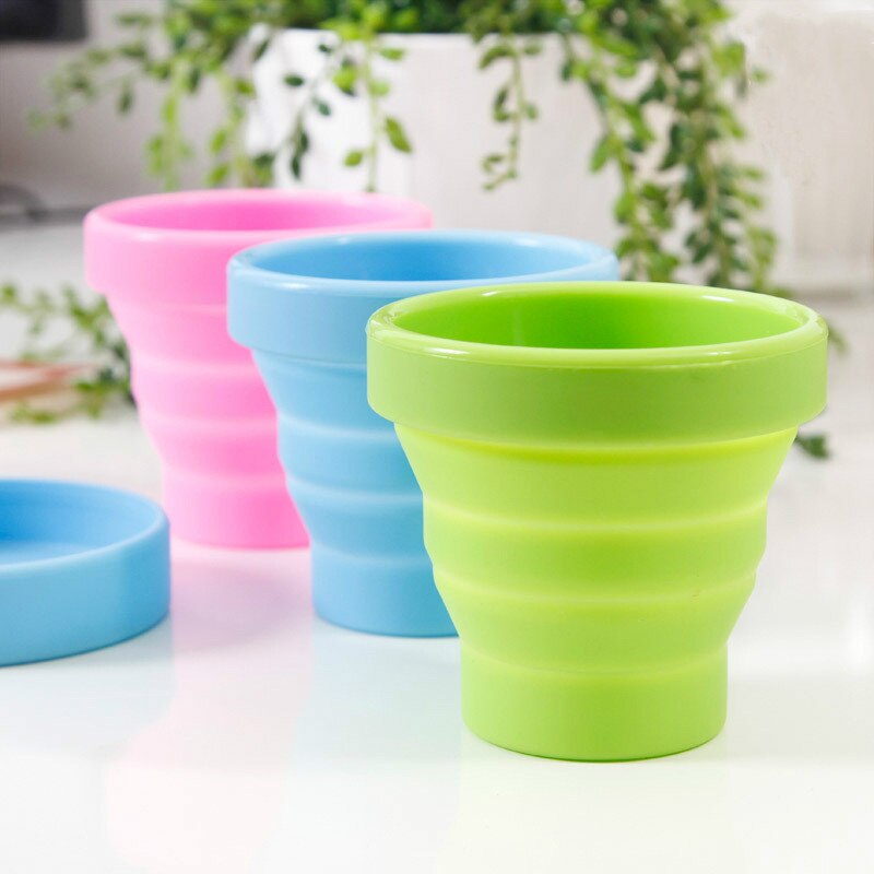 Menstrual Sterilizing Cup Collapsible Silicone Cup flexible to clean Menstrual Cup Recyclable Camping Foldable Sterilizer Cup Main image